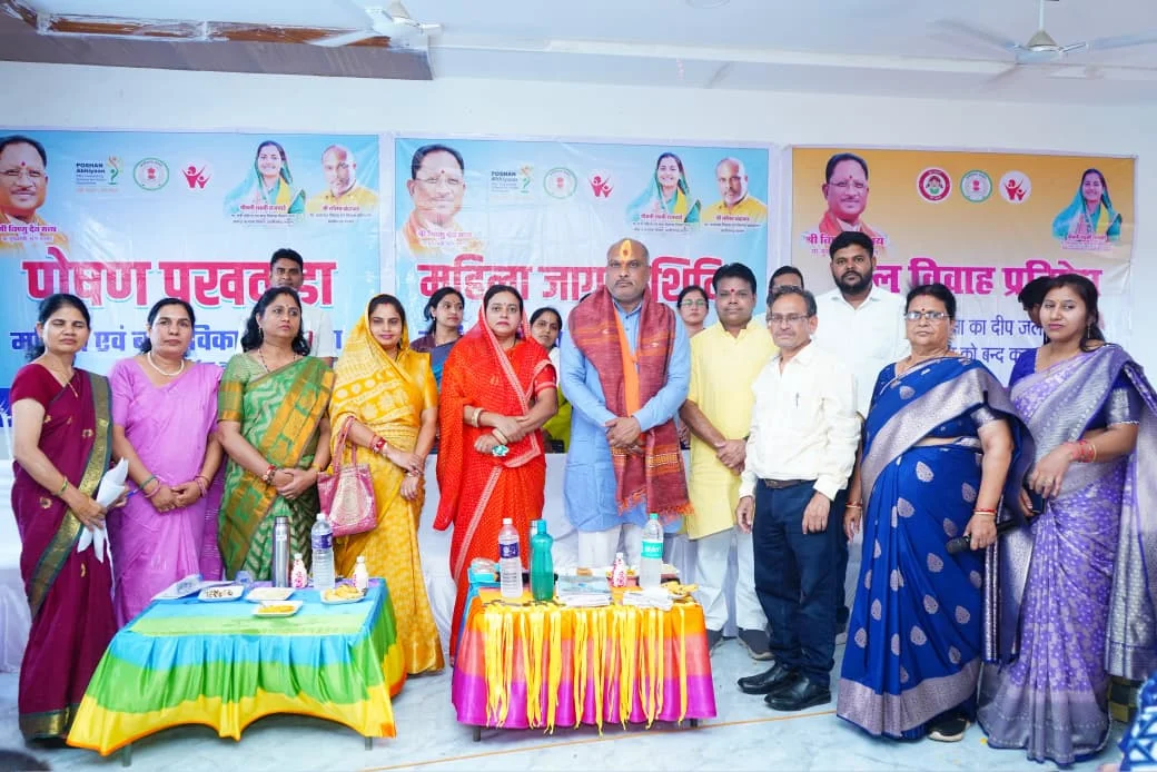 कुथरेल में महिला एवं बाल विकास विभाग का महिला जागृति शिविर संपन्न,विधायक ललित चंद्राकर हुए शामिल