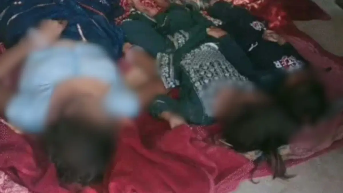 खांसी की दवा बताकर बेटियों को पिलाया जहर, मां समेत 4 की मौत